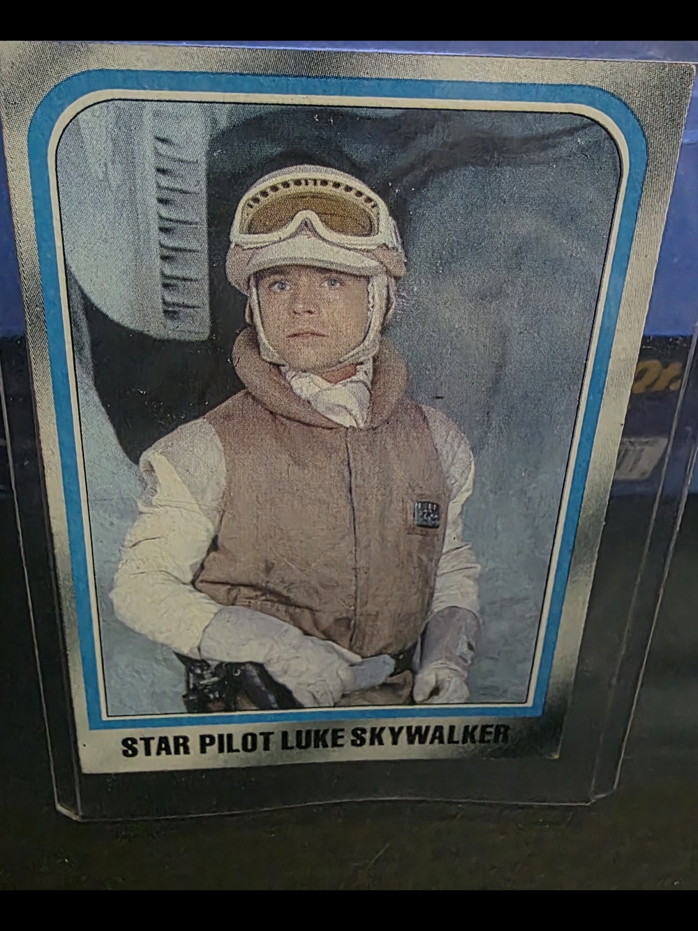 Topps Star Pilot Luke Skywalker Card - Brown, White, Blue